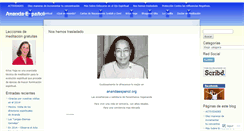 Desktop Screenshot of anandaespanol.wordpress.com