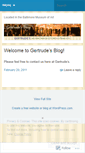 Mobile Screenshot of gertrudesbaltimore.wordpress.com