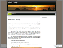 Tablet Screenshot of pedroa.wordpress.com