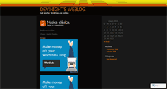 Desktop Screenshot of devinight.wordpress.com