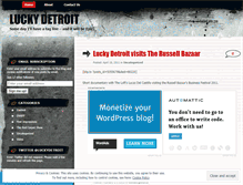 Tablet Screenshot of luckydetroit.wordpress.com