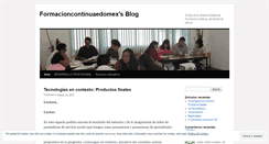 Desktop Screenshot of formacioncontinuaedomex.wordpress.com