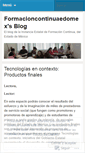 Mobile Screenshot of formacioncontinuaedomex.wordpress.com