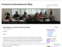 Tablet Screenshot of formacioncontinuaedomex.wordpress.com