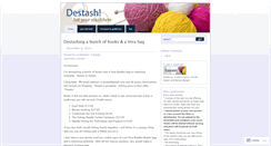 Desktop Screenshot of destashforcash.wordpress.com