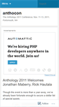 Mobile Screenshot of anthocon.wordpress.com