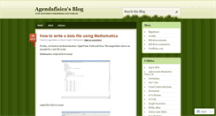 Desktop Screenshot of agendafisica.wordpress.com