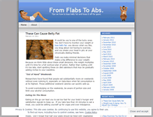 Tablet Screenshot of fromflabstoabs.wordpress.com