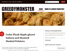 Tablet Screenshot of greedymonster.wordpress.com