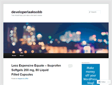 Tablet Screenshot of developerlaaksobb.wordpress.com