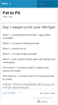 Mobile Screenshot of fattofit1982.wordpress.com