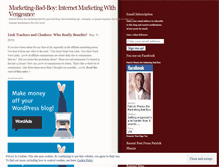 Tablet Screenshot of marketingbadboy.wordpress.com