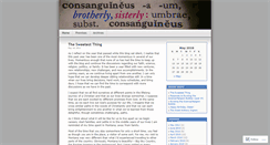 Desktop Screenshot of consanguinity.wordpress.com