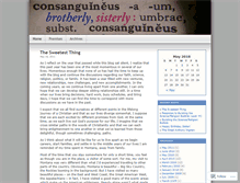 Tablet Screenshot of consanguinity.wordpress.com