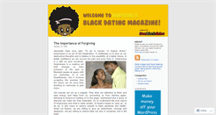 Desktop Screenshot of blackdatingmagazine.wordpress.com