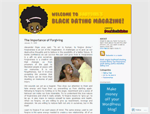 Tablet Screenshot of blackdatingmagazine.wordpress.com
