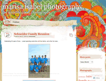 Tablet Screenshot of marisaisabel.wordpress.com