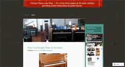 Desktop Screenshot of chicagopianos.wordpress.com