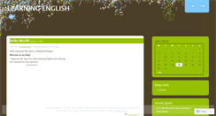 Desktop Screenshot of learningenglish2010.wordpress.com