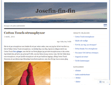 Tablet Screenshot of josefinfinfin.wordpress.com