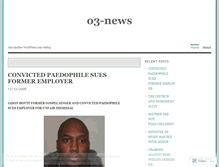 Tablet Screenshot of o3news.wordpress.com