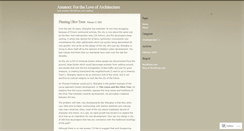 Desktop Screenshot of amatect.wordpress.com