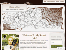 Tablet Screenshot of gloriaweber.wordpress.com