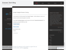 Tablet Screenshot of eminenttechstudios.wordpress.com