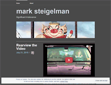 Tablet Screenshot of marksteigelman.wordpress.com