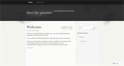 Desktop Screenshot of davetheplumber.wordpress.com