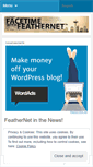 Mobile Screenshot of facetimewithfeathernet.wordpress.com