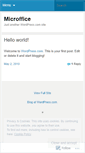 Mobile Screenshot of microffice.wordpress.com