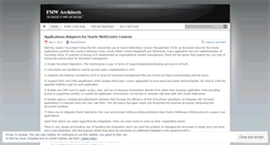 Desktop Screenshot of fmwarchitects.wordpress.com