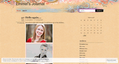 Desktop Screenshot of emmakirstensjournal.wordpress.com