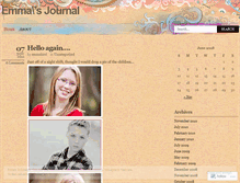 Tablet Screenshot of emmakirstensjournal.wordpress.com