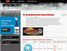 Tablet Screenshot of beyblade2011.wordpress.com