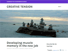 Tablet Screenshot of creativetension.wordpress.com