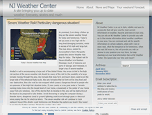 Tablet Screenshot of njweathercenter.wordpress.com