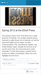 Mobile Screenshot of elliottpress.wordpress.com
