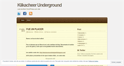 Desktop Screenshot of kiikacheerunderground.wordpress.com