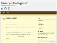 Tablet Screenshot of kiikacheerunderground.wordpress.com