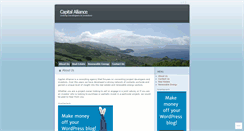Desktop Screenshot of capitalalliance.wordpress.com