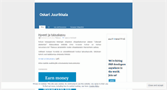 Desktop Screenshot of oskarijuurikkala.wordpress.com