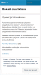Mobile Screenshot of oskarijuurikkala.wordpress.com
