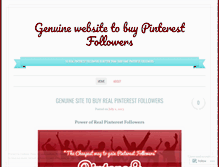 Tablet Screenshot of pinterestmafia.wordpress.com