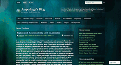 Desktop Screenshot of ampedrage.wordpress.com