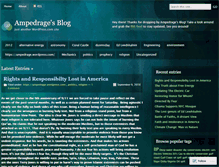 Tablet Screenshot of ampedrage.wordpress.com