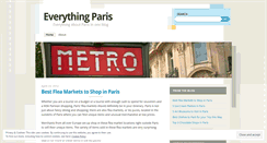 Desktop Screenshot of everythingparis.wordpress.com