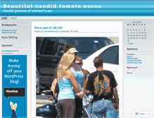 Tablet Screenshot of candidass.wordpress.com