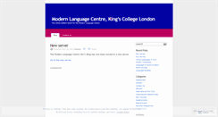 Desktop Screenshot of kclmlc.wordpress.com